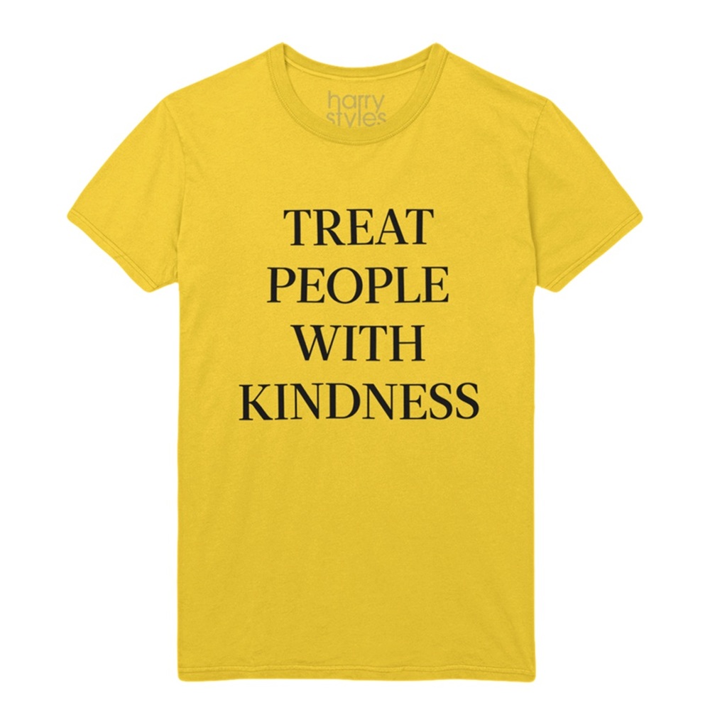 Harry Styles TPWK Tee (Yellow, Size Medium)